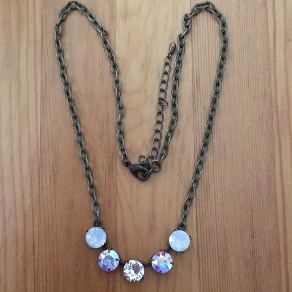 Jewelry - Aurora Borealis + Opal Crystal Necklace